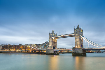 Fototapeta na wymiar Tower Bridge in London city, UK