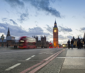 Fototapeta na wymiar London city scene with Big Ben landmark