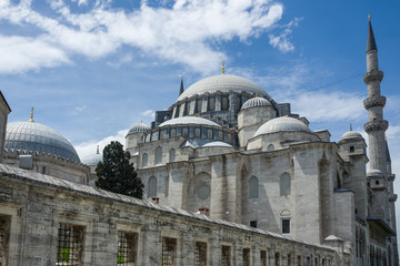 Fototapeta na wymiar The Fatih Mosque in Istanbul, Turkey.