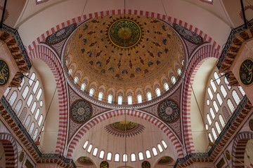 The Fatih Mosque in Istanbul, Turkey.