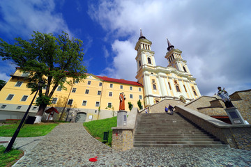 Fototapeta na wymiar Maria Radna Franciscan Monastery in Arad, Romania, Europe