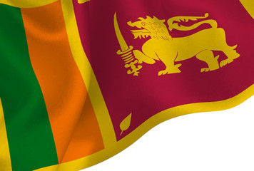 602 Silk Flag Sri Lanka Wall Murals Canvas Prints Stickers Wallsheaven