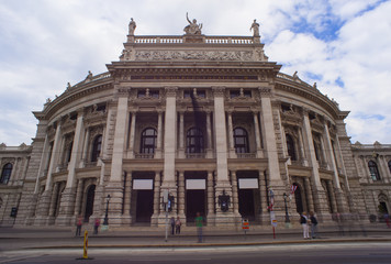 Fototapeta na wymiar Burgtheater, Austrian National Theatre, Vienna