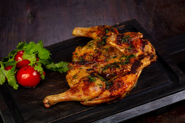 Grilled chicken with spices