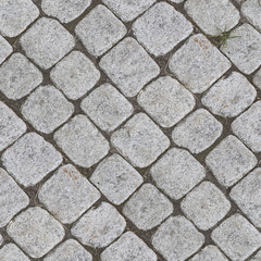 Seamless photo texture of pavement tile from stone
