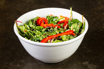 Salad with kinoa