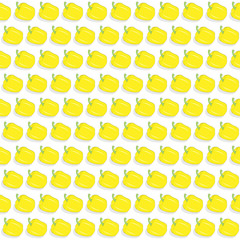 Vector pattern with yellow pepper