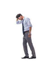 Businessman isolated on white background