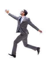 Businessman isolated on white background