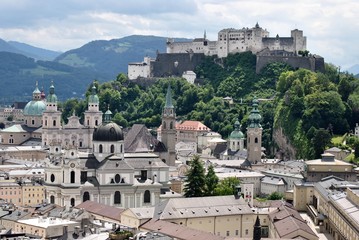 Blick auf Salzburg mit Festung © Herbert
