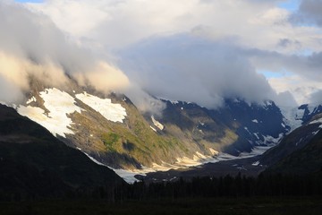 Fototapeta premium Beautiful landscape in Alaska
