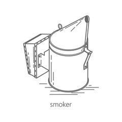 Smoker for the bees. Object.