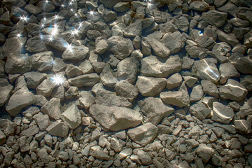 water level and sunshine