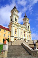Fototapeta na wymiar Maria Radna Franciscan Monastery in Arad, Romania, Europe