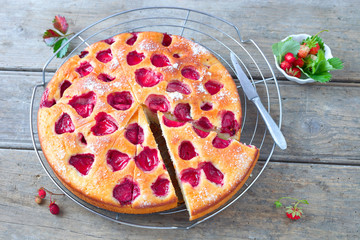 Erdbeerkuchen