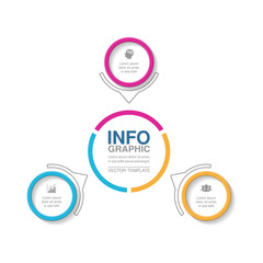 Vector infographic template for diagram, graph, presentation, chart, business concept with 3 options.