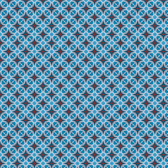 Abstract blue, grey, red, turquoise, colorful geometric pattern