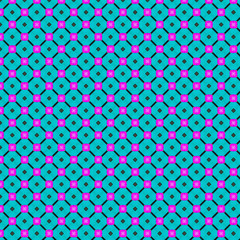 Abstract red, pink, turquoise, blue colorful geometric pattern