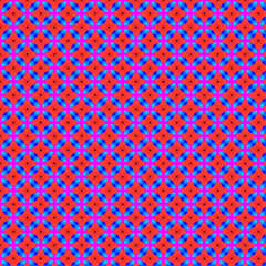 Abstract red, pink, turquoise, blue colorful geometric pattern