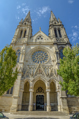 Fototapeta na wymiar Iglesia católica San Luis de Chartrons, Burdeos, Francia