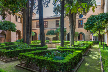 Fototapeta na wymiar Jardins de Daraxa, Alhambra de Grenade