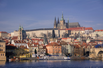Obraz premium The streets of Prague. Prague, Czech Republic. 2014-01-05