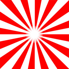 Red And White Bright Ray Background