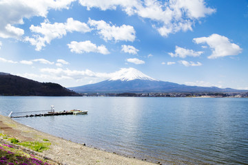 Mt.fuji from  Kawaguchi Lake