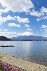 Mt.fuji from  Kawaguchi Lake