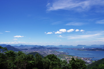 Fototapeta na wymiar 五色台からの風景（Goshikidai）