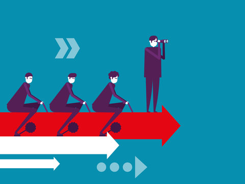 Business teamwork, Vector illustration business cooperation concept, Meeting, Growth.