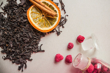 Additives for black tea.