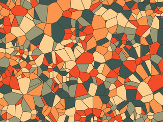 Colored abstract geometric flat grid facet polygonal pattern background