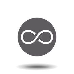 Infinity symbol icons vector illustration. Unlimited, limitless symbol, sign.