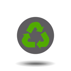 recycle icon in trendy flat style isolated on background. recycle icon page symbol for your web site design, logo, app, UI. Vector illustration.