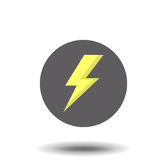 flash flat icon vector