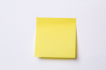 Blank post sticker on white background.