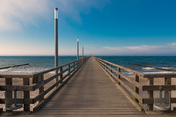 Naklejka premium Seebrücke an der Ostsee in Mecklenburg-Vorpommern