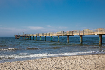 Fototapeta premium Seebrücke an der Ostsee in Heiligendamm