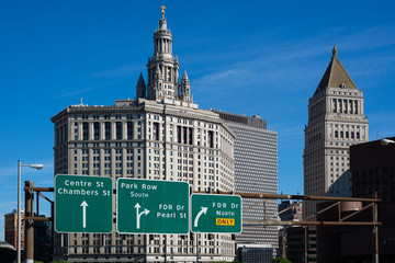 Obraz premium Manhattan Municipal Building, New York City