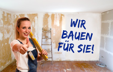 Wir bauen für Sie!