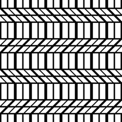Design seamless monochrome zigzag pattern.