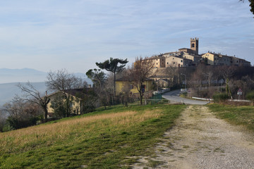 Fototapeta na wymiar Montefabbri, Pesaro e Urbino
