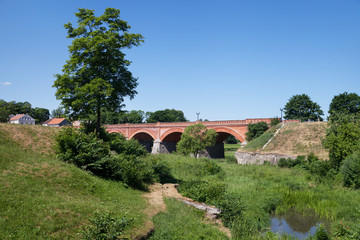 View to the old brick bridge.