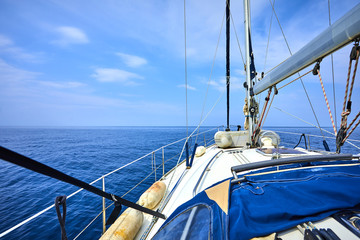 Fototapeta premium yacht and sea