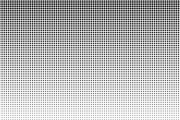 Black dot lines pattern. Halftone background. Futuristic panel. Vector illustration