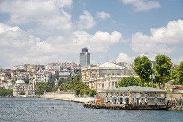 Obraz premium Coastline Of Besiktas, Istanbul, Turkey