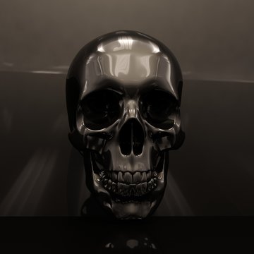 Human Skull Art Image