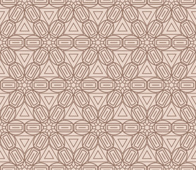 decorative geometric seamless pattern. vector illustration. for interior design, wallpaper, invitation.