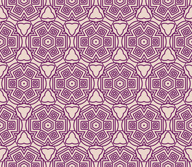 Seamless decorative geometric modern pattern. vector illustration.